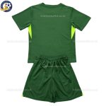 England Green Goalkeeper Kids Football Kit 2025/26 - Back View