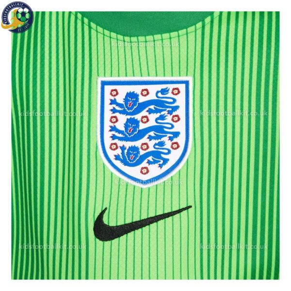 England Green Goalkeeper Kids Football Kit 2025/26 - Details (1)