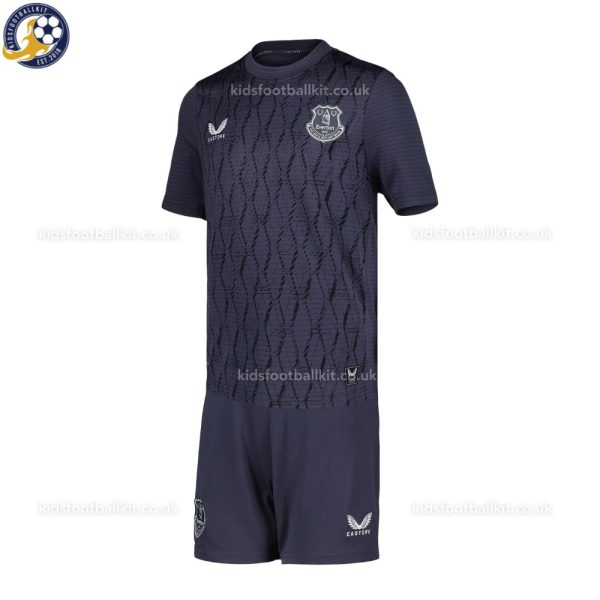 Everton Away Goalkeeper Kids Football Kit 2025/26 - Front View