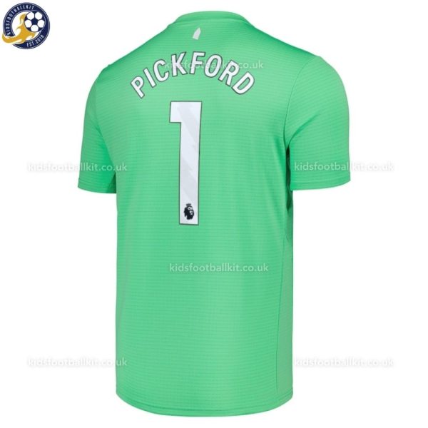 Everton PICKFORD 1 Goalkeeper Men Football Shirt 2025/26 - Back View