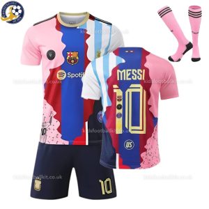 MESSI 10 Commemorative Edition Kids Football Kit 2025 - With socks