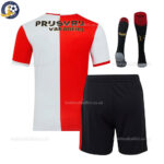 Feyenoord Home Kids Football Kit 2025/26 (With Socks) - Back View