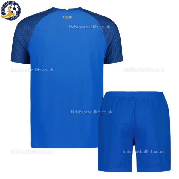 Finland Away Kids Football Kit 2025/26 - Back View