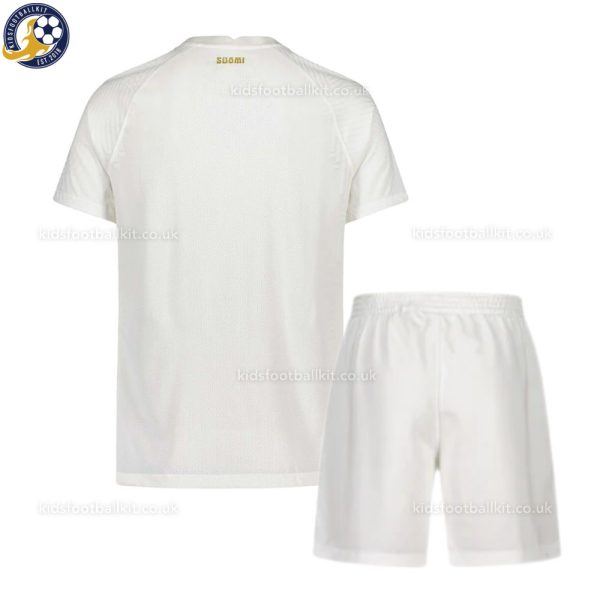 Finland Home Kids Football Kit 2025/26 -Back View