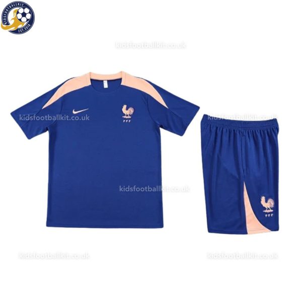 France Blue Training Kids Football Kit 2025/26 - Details (1)