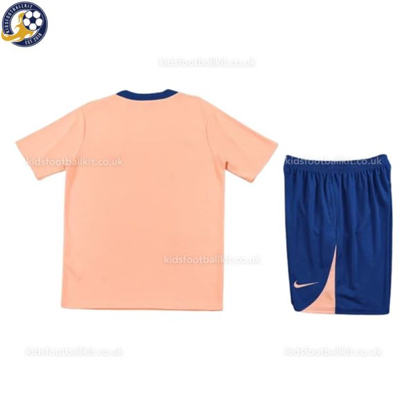 France Peach Training Kids Football Kit 2025/26 - Details (2)