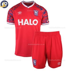 Ipswich Town Away Kids Football Kit 2025/26 - Front view