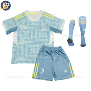 Juventus Away Kids Football Kit 2025/26 (With Socks) - Front View