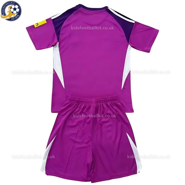 Newcastle Purple Goalkeeper Kids Football Kit 25/26 - Back View