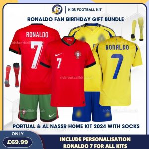 Ronaldo 7 Birthday Football Kits Gift Bundle 2024 - Combo 1
