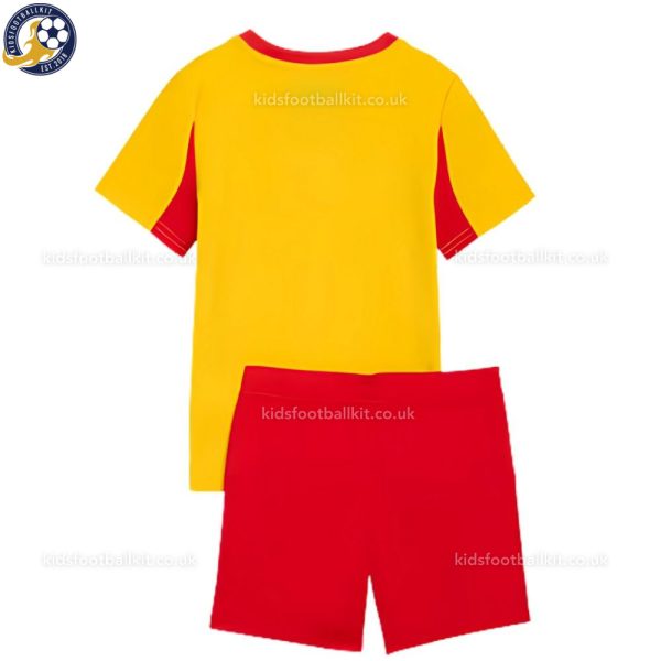 RC Lens Home Kids Football Kit 2025/26 - Back View