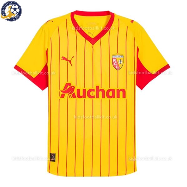 RC Lens Home Men Football Shirt 2025/26 - Front View