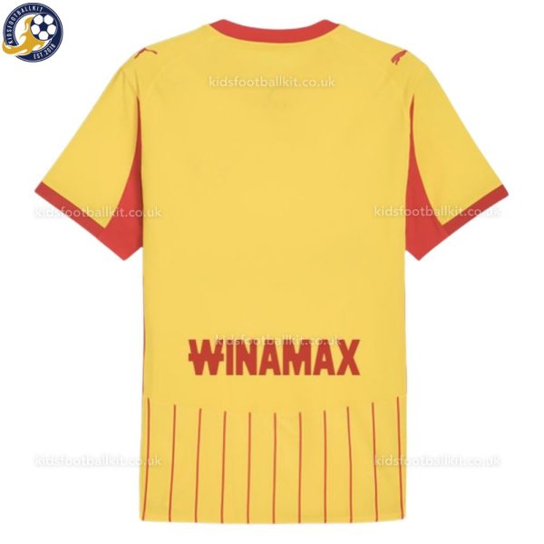 RC Lens Home Men Football Shirt 2025/26 - Back View