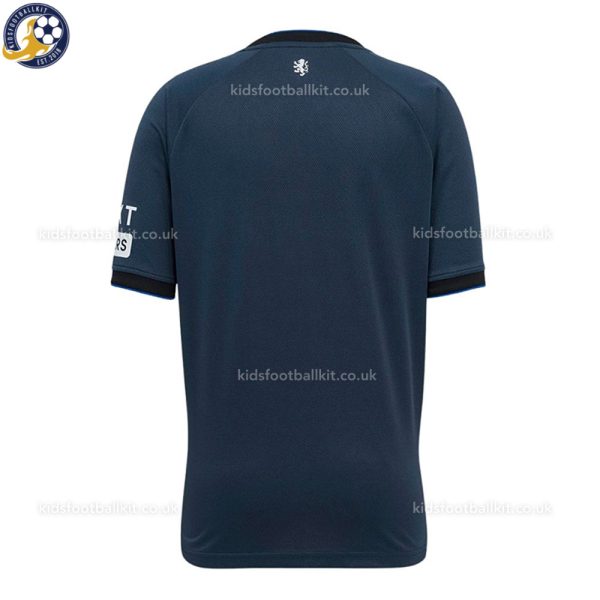 Rangers Third Kids Football Kit 2025/26 - Back Shirt View