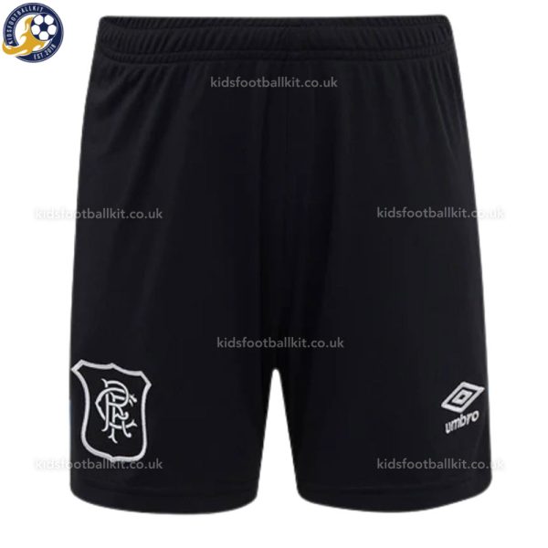 Rangers Third Kids Football Kit 2025/26 - Front Short View