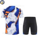 Real Madrid Orange White Special Edition Kids Football Kit 2025/26 - Back View
