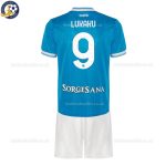 SSC Napoli LUKAKU 9 Home Kids Football Kit 2025/26 - Back View