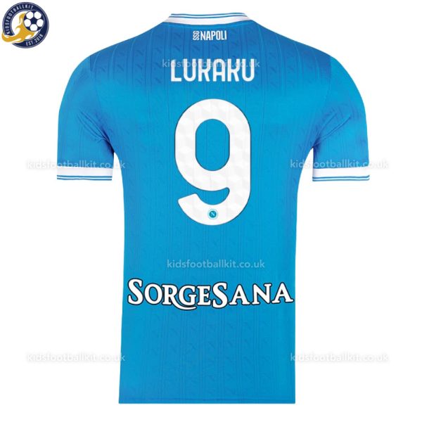 SSC Napoli LUKAKU 9 Home Men Football Shirt 2025/26 - Back View