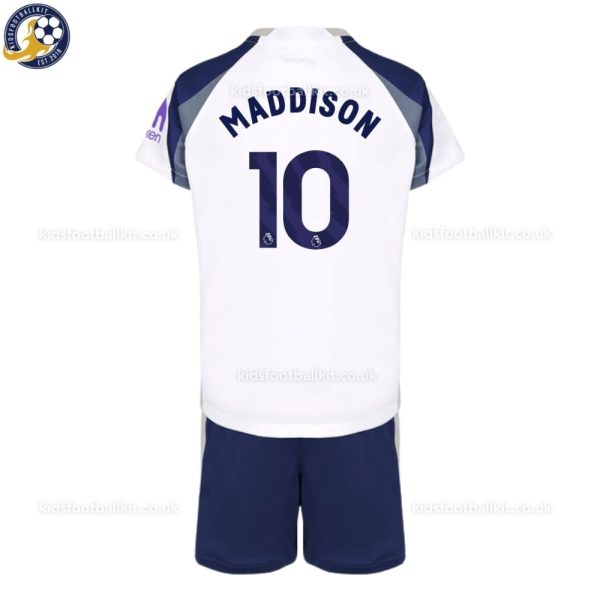 Tottenham Hotspur MADDISON 10 Home Kids Football Kit 2025/26 - Back View