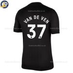 Tottenham Hotspur VAN DE VEN 37 Away Men Football Shirt 2025/26 - Back View