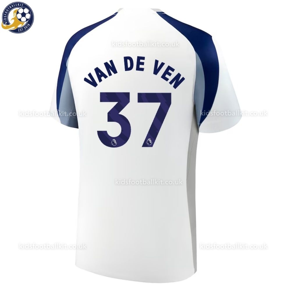 Tottenham Hotspur VAN DE VEN 37 Home Men Football Shirt 2025/26