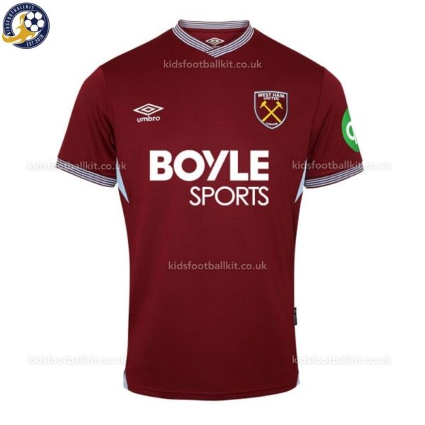 West Ham United Home Men Football Shirt 2025/26 - Front View