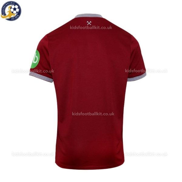 West Ham United Home Men Football Shirt 2025/26 - Back View
