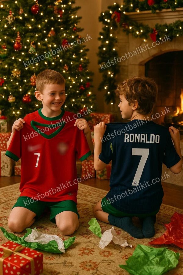 Ronaldo 7 Christmas Football Kits Gift Bundle 2024 - AI GEN VER 4