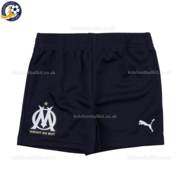 Olympique Marseille Away Kids Football Kit 2025/26 - Front Short View