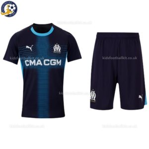Olympique Marseille Away Kids Football Kit 2025/26 - Front View