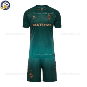 Werder Bremen Third Kids Football Kit 2025/26 - Front View
