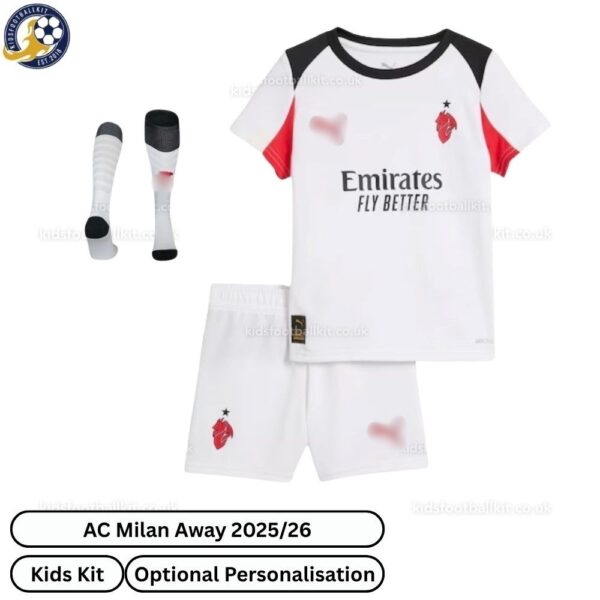 AC Milan Away Kids Football Kit 2025_26-front view-b