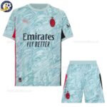 AC Milan Goalkeeper Kids Football Kit 2025_26 -front view-b