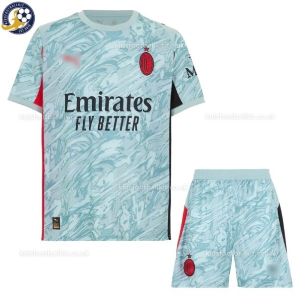 AC Milan Goalkeeper Kids Football Kit 2025_26 -front view-b