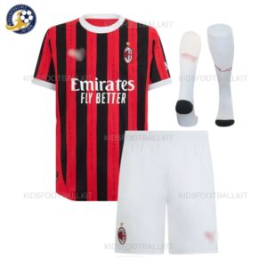 AC Milan Home Kids Football Kit 2024_25-front view-b