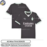 AC Milan Third Men Football Shirt 2024_25-over view-b