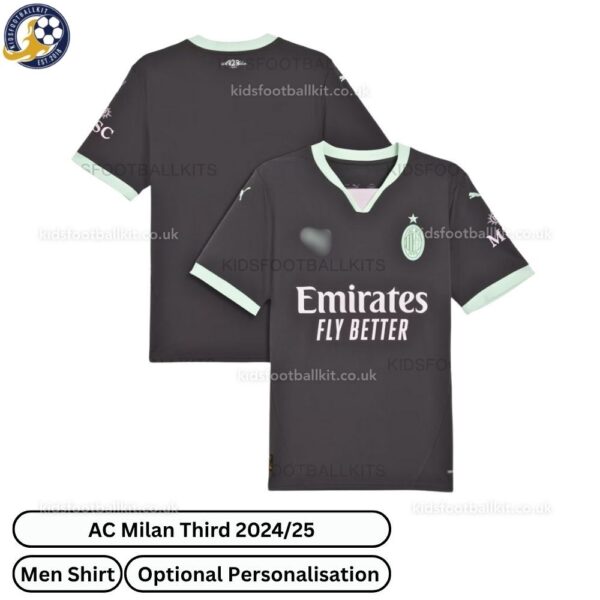 AC Milan Third Men Football Shirt 2024_25-over view-b
