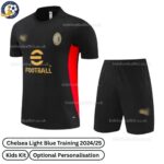 AC Milan Training Kids Football Kit 2024_25 – Black-front view-b