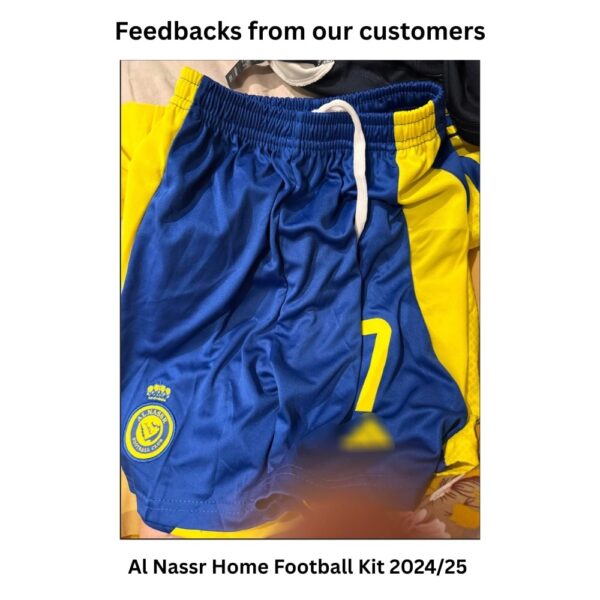 Al-Nassr-Home-Kids-Football-Kit-2024_25-Actual View 2