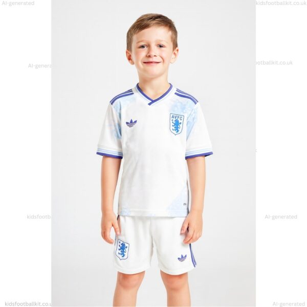 Aston Villa Third Kids Football Kit 25_26 AI Generated Scence 2