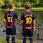Barcelona 25/26 LAMINE YAMAL 10 Home Kids Football Kit (2)