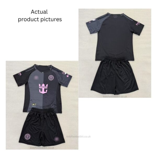Inter Miami 25_26 Away Kids Football Kit - Actual View