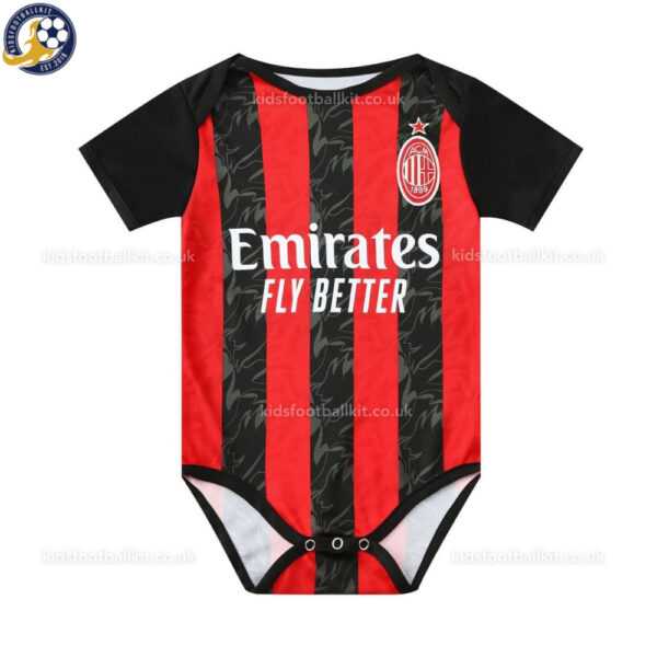 AC Milan Home Baby Football Kit 2025/26 - Front view