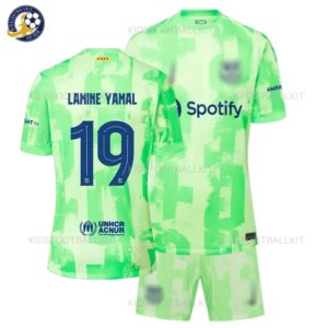 Barcelona LAMINE YAMAL 19 Third Kids Kit 2024/25