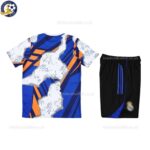 Real Madrid Orange White Special Edition Kids Football Kit 2025/26 - details (2)