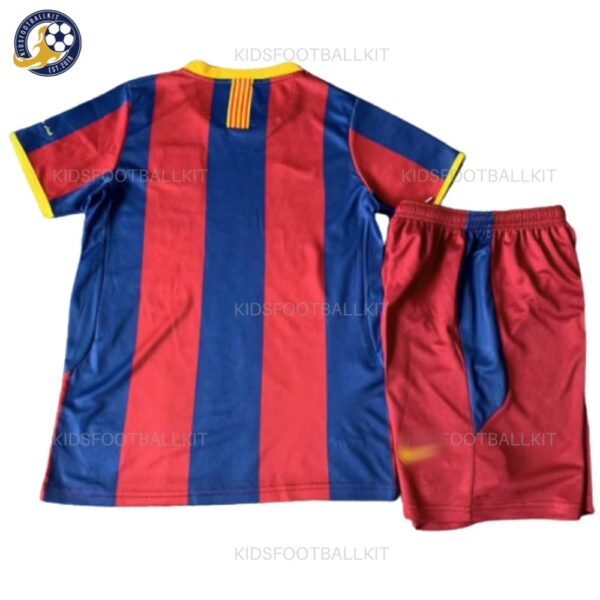 Retro Barcelona Home Kids Kit 2010/11 - back view