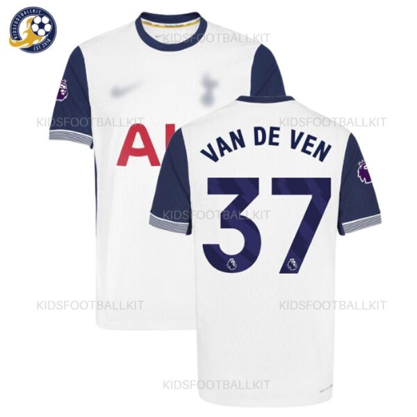 Tottenham VAN DE VEN 37 Home Men Shirt 2024/25