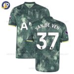Tottenham VAN DE VEN 37 Third Men Shirt 2024/25