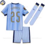 Tottenham Winners 25 Away for Men and Kids Football Kit 2024/25 - Back View