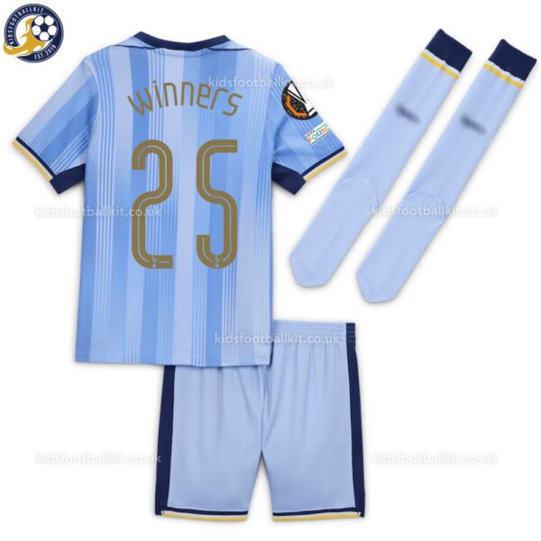 Tottenham Winners 25 Away for Men and Kids Football Kit 2024/25 - Back View